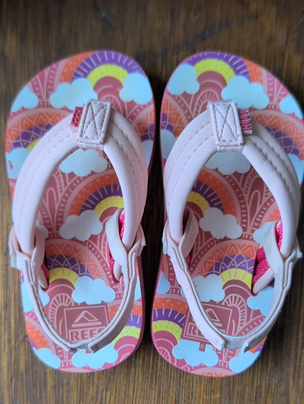 REEF Ahi Sandals US 6 Euro 22 Flip-Flops Pink